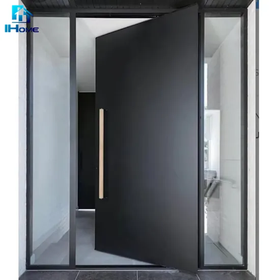 Customized Entry Door Metal Entry Glass Door Exterior Main Entrance Entry Door