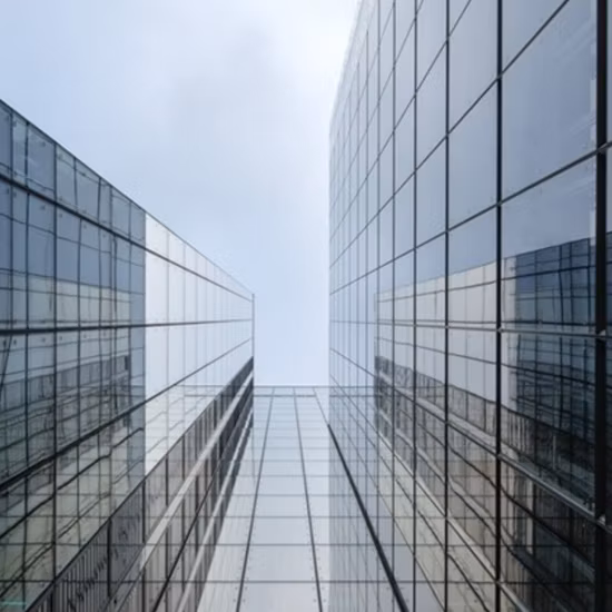 Modern Novel Design Facade Glass Wall High Quality Modern Tailor