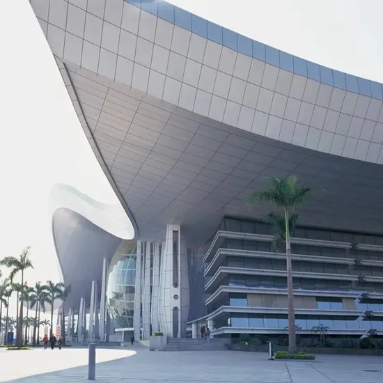 2mm Building Material Facade Cladding Exterior Metal Perforation Aluminum Curtain Wall Panel for Shopping Mall