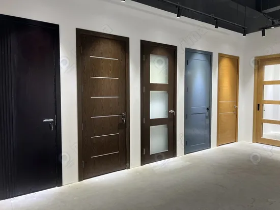 Veneer Door Elegant Design High End French Style Solid Wood Door