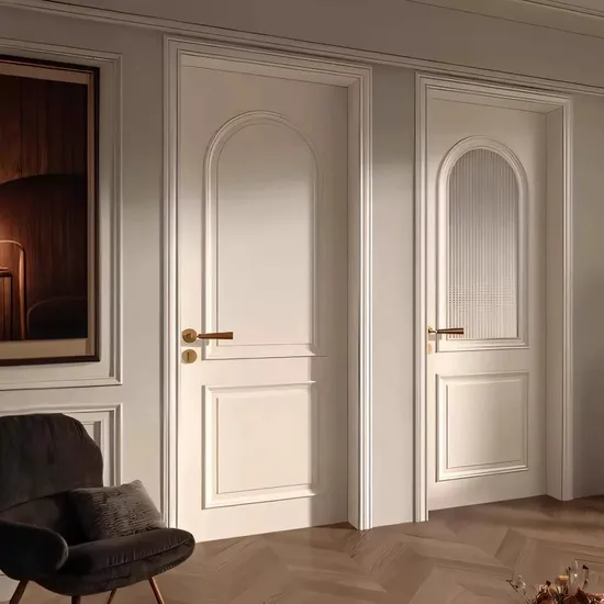 Wholesale Made in China French Modern Interior Home Timber Door