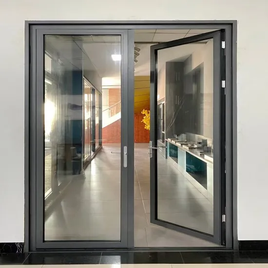 Elegant French Style Thermal Break Aluminum Aluminium Casement Dustproof Door with R