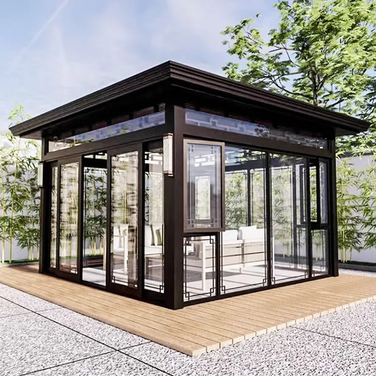 Gedeli Sunroom Tempered Glass Lowes Aluminum DIY Conservatory for Sale Aluminum Sun Room