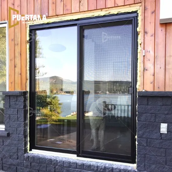 Factory Price Exterior Thermal Break Heavy Duty Aluminium Glass Sliding Door Designs 