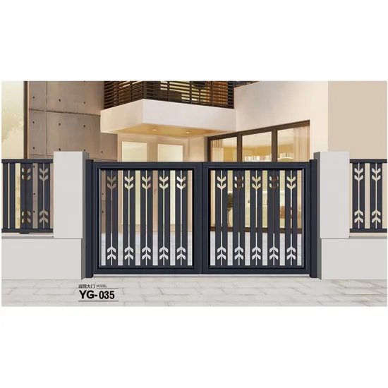 2025 Factory Custom Main Entrance Door Aluminum Garden Gate Durable Material 