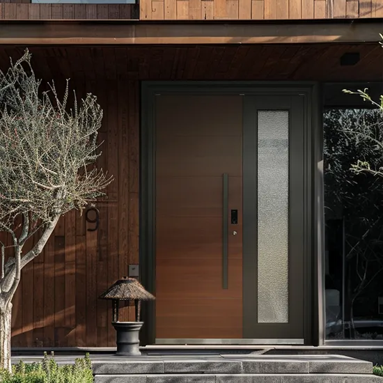 Hot Sale Luxury Design Aluminum Security French Door Entry Door for Villa 