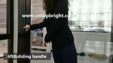 Narrow Frame Aluminum Sliding Door Double Glazing Slim Frame 