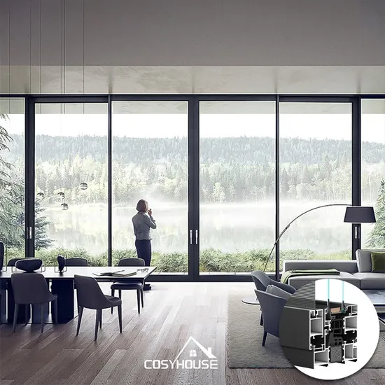Modern Thermal Break Aluminum Alloy Door and Window System with Double Glazing 