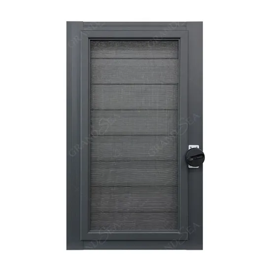 Commercial House Waterproof Fixed Louver Blade High Quality Aluminum Louver Screens Window 
