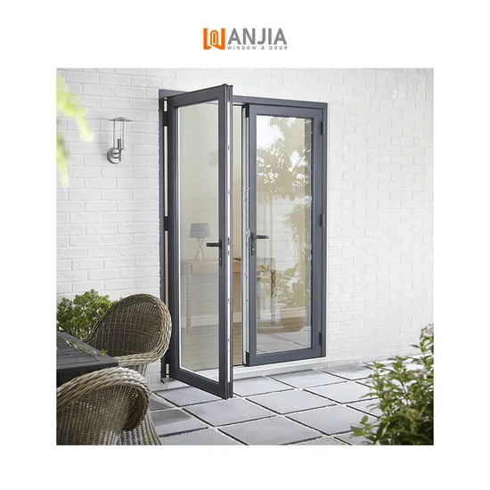 New Design Custom High Quality Aluminium Patio Casement French Double Casement Door 