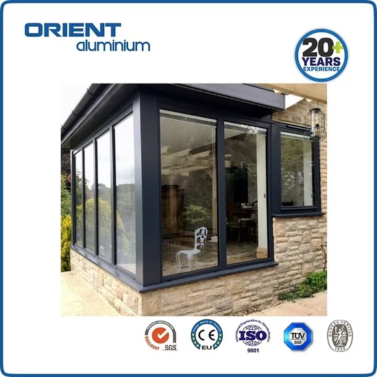 ISO9001 Certified Aluminum Windows with Grill Tilt and Turn for Sale 