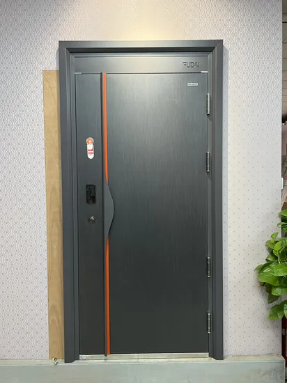 Sleek Modern Design Entry Door with Waterproof Security Features 