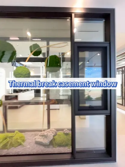 Hurricane Impact PVC Casement Window with Grille 